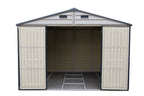 Duramax WoodSide Adobe Plus 10.5'x8' Shed with Foundation Kit and Window