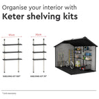 Keter Premier Apex Shed 7.5 × 11.5 ft