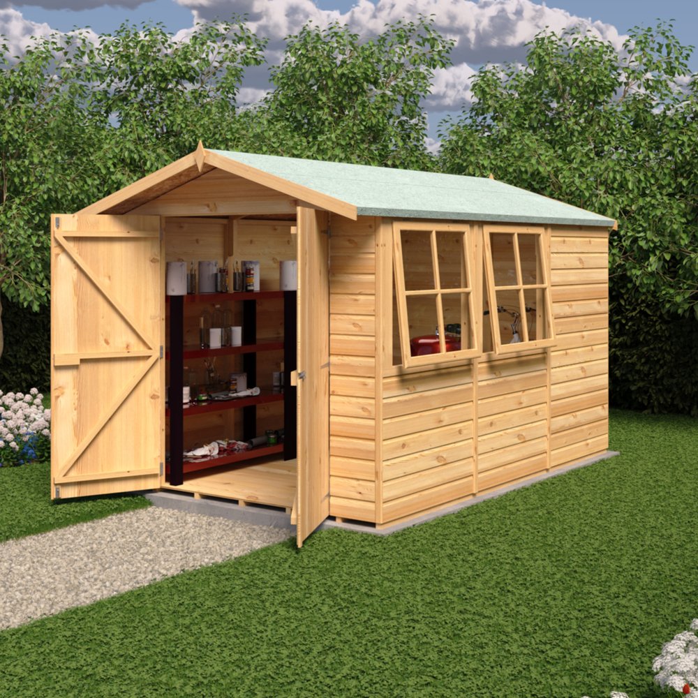 Shire Guernsey Shiplap Shed 10 × 7 ft