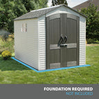 Lifetime Apex Outdoor Storage Shed 7 × 9.5 ft