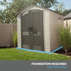 Lifetime Outdoor Storage Shed 7 × 7 ft