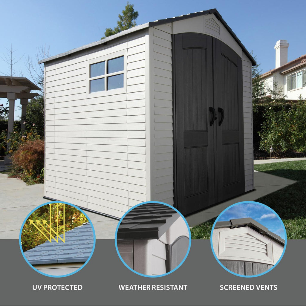 Lifetime Outdoor Storage Shed 7 × 7 ft