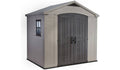 Keter Factor Apex Garden Storage Shed 8 × 6 ft Beige/Brown