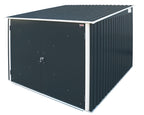 Duramax Bicycle Storage 6'x6' Shed Anthracite with White Trim - 73051