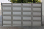 Duramax 4x10 Sidemate Shed Gray with Foundation 36725