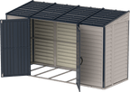 Duramax 10' x 4' SideMate Plus Pro Storage Shed with Foundation 36825