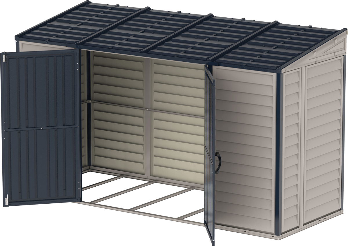 Duramax 10' x 4' SideMate Plus Pro Storage Shed with Foundation 36825