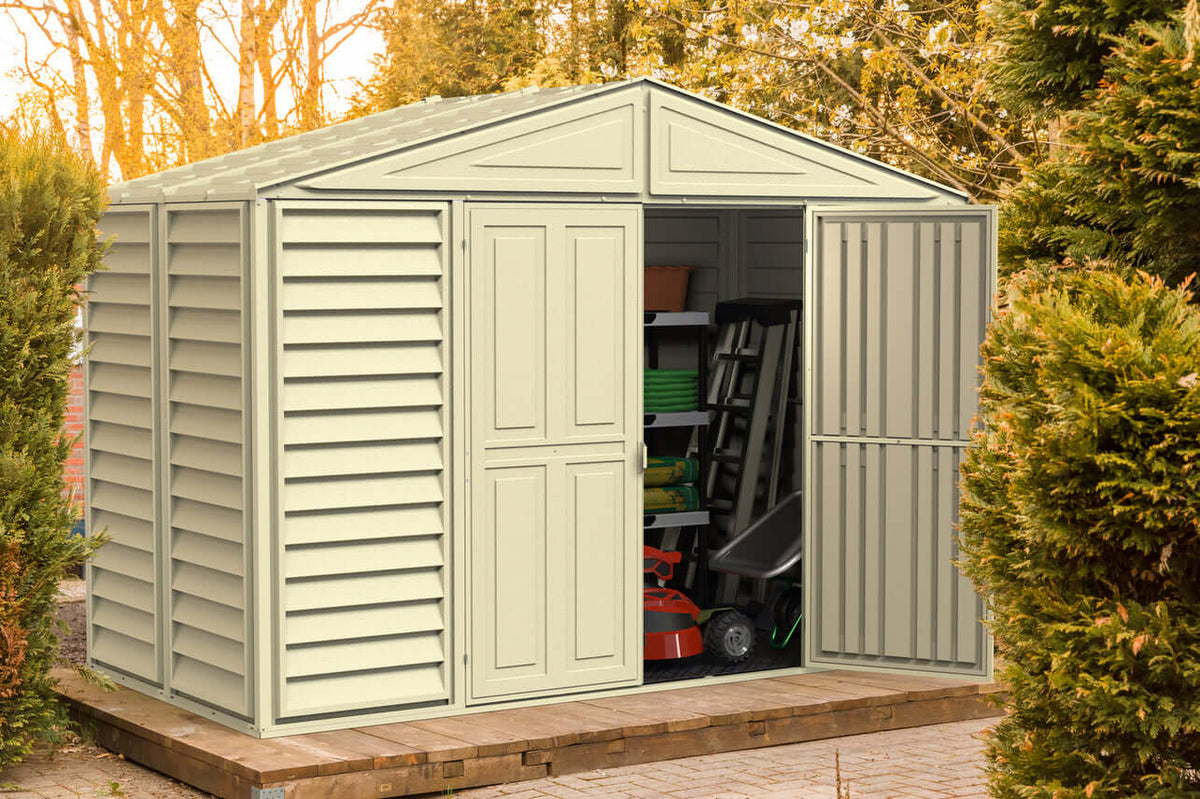 Duramax 10.5 x 5 ft Woodbridge Shed with Foundation 00283
