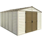 Duramax 10.5 x 13 ft Woodbridge Vinyl Plus Shed with Foundation 40234