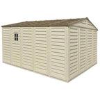 Duramax 10.5 x 13 ft Woodbridge Vinyl Plus Shed with Foundation 40234