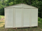 Duramax 10.5 x 13 ft Woodbridge Vinyl Plus Shed with Foundation 40234