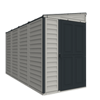Duramax 4x10 Sidemate Shed Gray with Foundation 36725