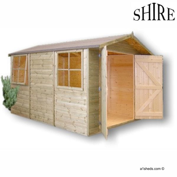 Shire Guernsey Shiplap Shed 10 × 7 ft